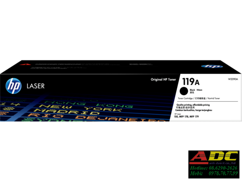 Mực in HP 119A Black Original Laser Toner Cartridge (W2090A)